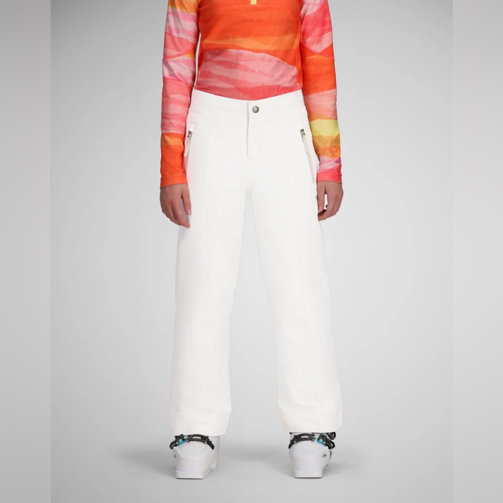 Obermeyer Brooke Snow Pants Teen Medium (10-12) White NWT
